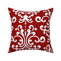 damask xl dark red