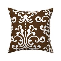 damask xl brown