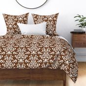 damask xl chocolate brown #744527