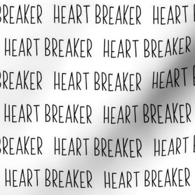 Heart Breaker // Black and White