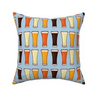 Beer Mugs on Light Blue-01