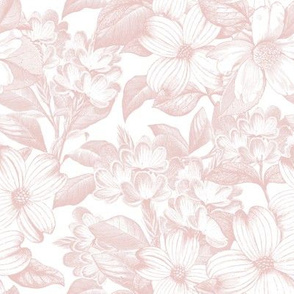 8" Chateau Florals - Blush
