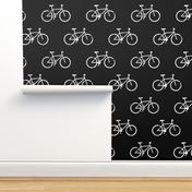 bicycle - bikes - white on black