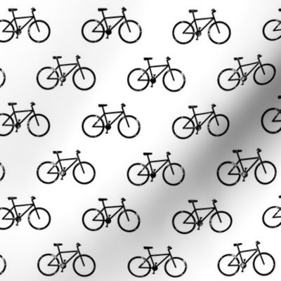 bicycle - bikes - black on white