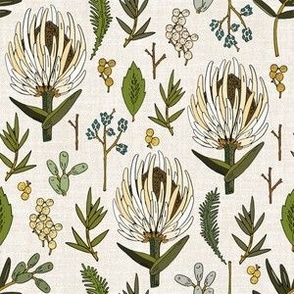 protea neutral linen