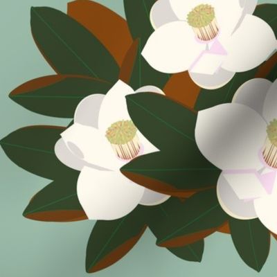 magnolia grouping-vintage green