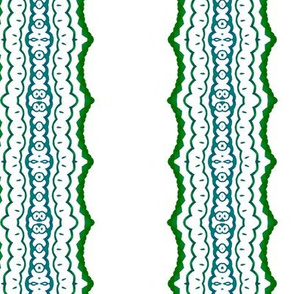 Aqua Green Stripe