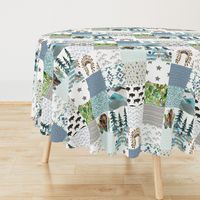 21" Boys Boho Buffalo Cheater Quilt