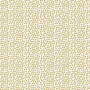 4" September Yellow Polka Dots