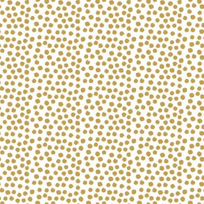 8" September Yellow Polka Dots