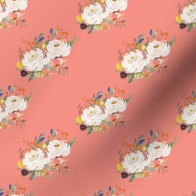 4" Sienna Florals - August Peach