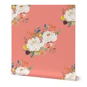 8" Sienna Florals - August Peach