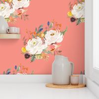 8" Sienna Florals - August Peach