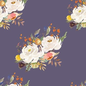 8" Sienna Florals - Muted Lilac