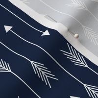 Skinny Arrows - Navy Blue, Ginger Lous