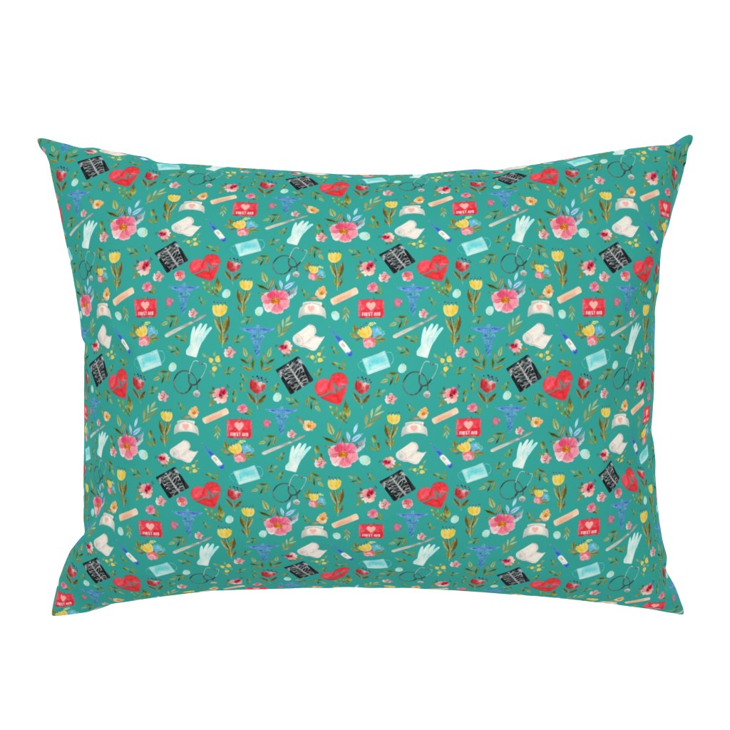 8" Love to Care Medical - Teal