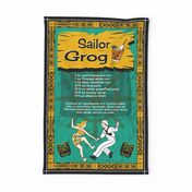 Sailor Grog Tea Towel