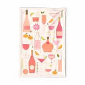 Rosé All Day - Tea Towel