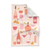 Rosé All Day - Tea Towel