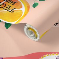 Tequila Sunrise Cocktail recipe tea towel