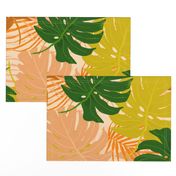 Fall tropical leaves