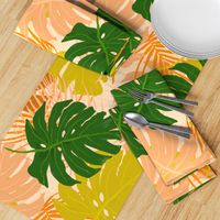 Fall tropical leaves