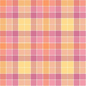 Harvest Plaid Pink and Mustard