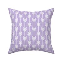 Arrow Stripe - Lilac textured