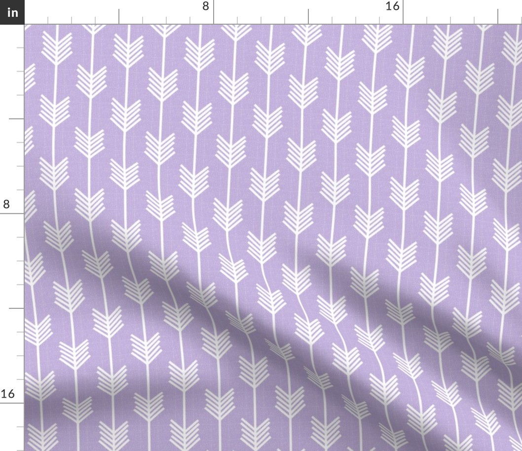 Arrow Stripe - Lilac textured