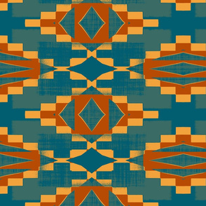 Cherokee Blanket Desert Colors