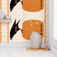 Halloween Tea Towel-illustrated animals