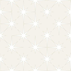 starburst in natural taupe tones