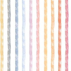 Pumpkin Spice Rainbow Stripes - vertical 