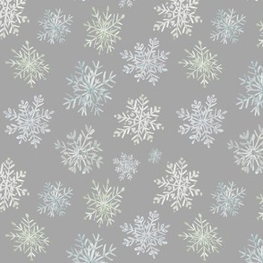 Lace Snowflakes // Gray