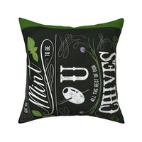 We’re mint to be - tea towel (chalkboard)