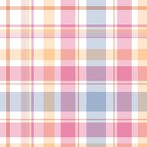 Pink and Blue Plaid 