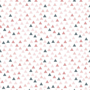 triangles pink and grey