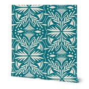 Lenox - Damask Teal Jumbo Scale