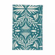 Lenox - Damask Teal Jumbo Scale