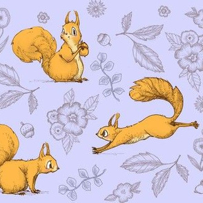 Squirrel! (purple)