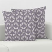 Art Deco flower lilac