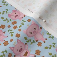 This Little Piggy // Cute Pigs // Farm Animals // 4x4