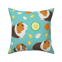 Guinea pig with food pattern