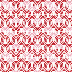 Trois Arcs Wave in Rose Red