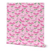 Modern Pink Flower Print