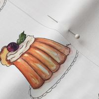 French Dessert watercolor