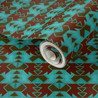 Navajo Geometric, Turquoise