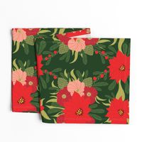 Christmas flowers pattern sp