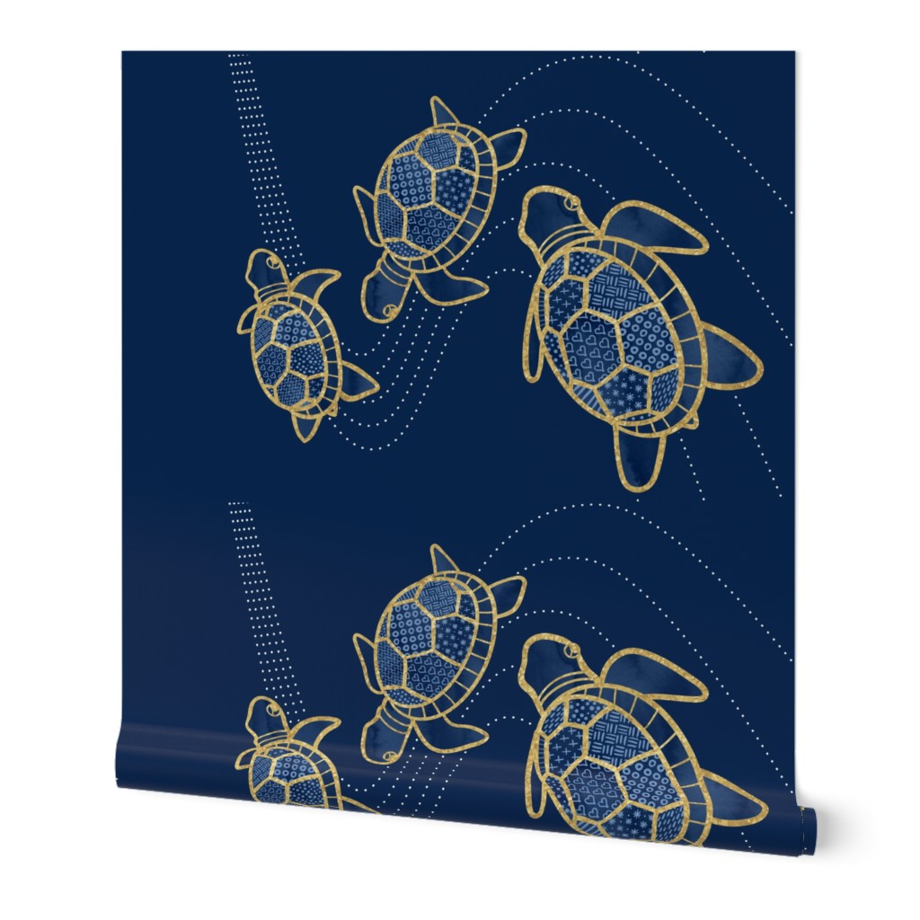 Three Turtles Tea Towel