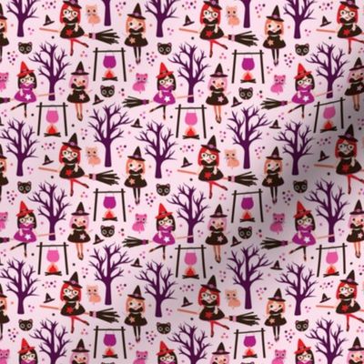 Magic poison and witch halloween pattern SMALL